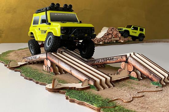 ToysWD Starter Kit Circuit RC Crawler Park 1/24