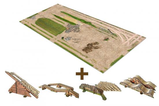 ToysWD Starter Kit Carpet Circuit RC Crawler Park 1:24