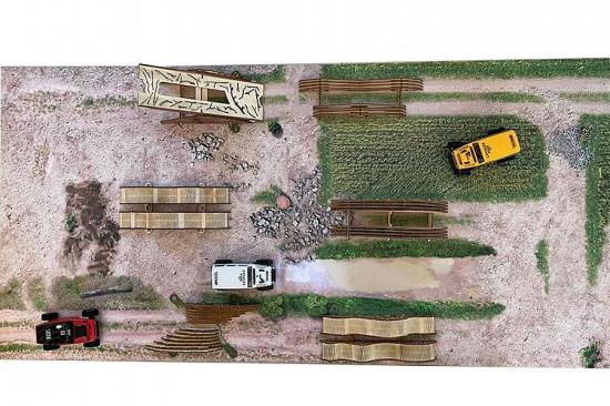 ToysWD Starter Kit Carpet Circuit RC Crawler Park 1:24