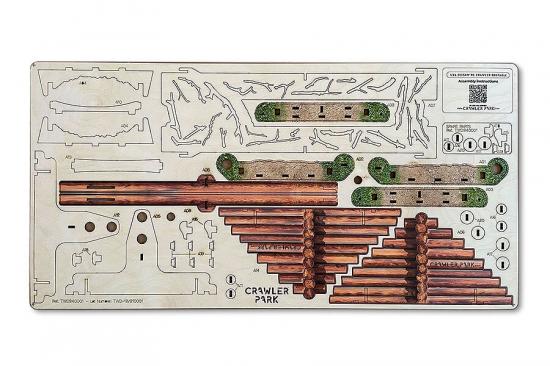 ToysWD Starter Kit Circuit RC Crawler Park 1/24