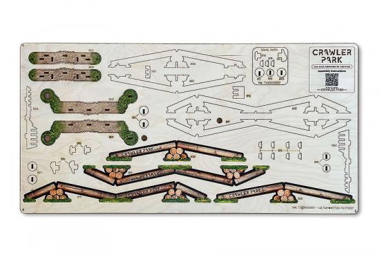 ToysWD Starter Kit Circuit RC Crawler Park 1/24