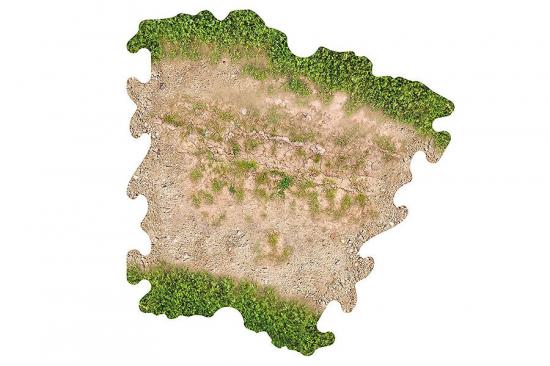 ToysWD 3 X Mud Bend For 1/24 RC Crawler Park Circuit
