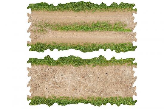 ToysWD 2 X Dirt And Grass Straights For 1/24 RC Crawler Park ** CLEARANCE **