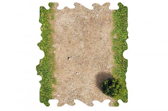 ToysWD 2 X Dirt And Grass Half Straights For 1/24 RC Crawler
