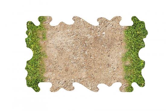 ToysWD 4 X Dirt And Grass Quarter Straights For 1/24 RC Craw