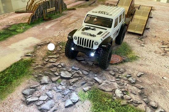 ToysWD Carpet Circuit Of 200 X 100Cm For 1/24 RC Crawler Park
