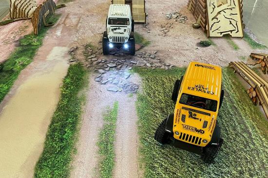 ToysWD Carpet Circuit Of 200 X 100Cm For 1/24 RC Crawler Park