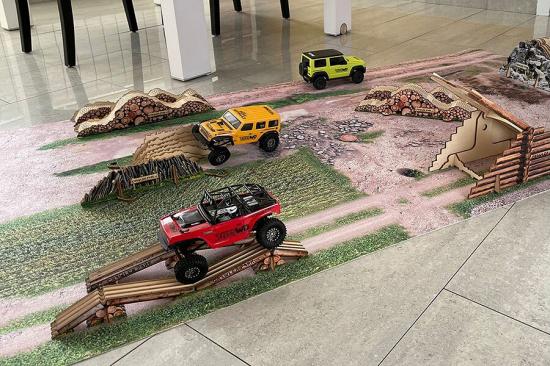 ToysWD Carpet Circuit Of 200 X 100Cm For 1/24 RC Crawler Park