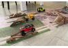 ToysWD Carpet Circuit Of 200 X 100Cm For 1/24 RC Crawler Park