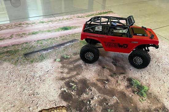 ToysWD Carpet Circuit Of 200 X 100Cm For 1/24 RC Crawler Park