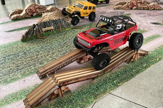 ToysWD Carpet Circuit Of 200 X 100Cm For 1/24 RC Crawler Park