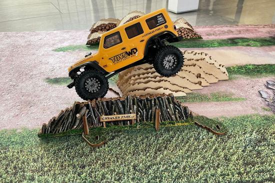 ToysWD Carpet Circuit Of 200 X 100Cm For 1/24 RC Crawler Park