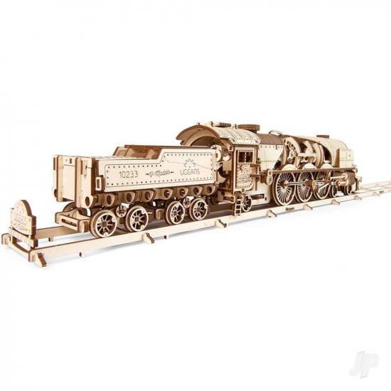 UGears UGR70058 UGears VExpress Steam Train With Tender Wooden