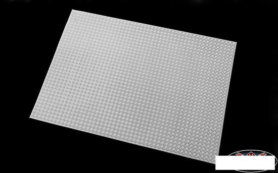 Scale Diamond Plate Aluminium Sheets (Style A) RC4WD