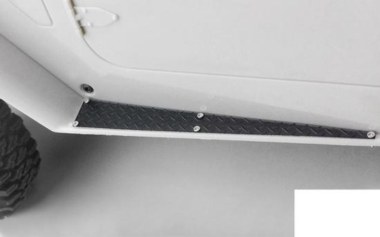 Metal Side Diamond (B) Plates for RC4WD Cruiser Body (Black) RC4WD