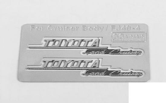 Side Metal Emblems for RC4WD Cruiser Body (Side B) RC4WD