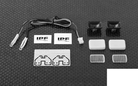 1:10 Square IPF Lights w/LED RC4WD