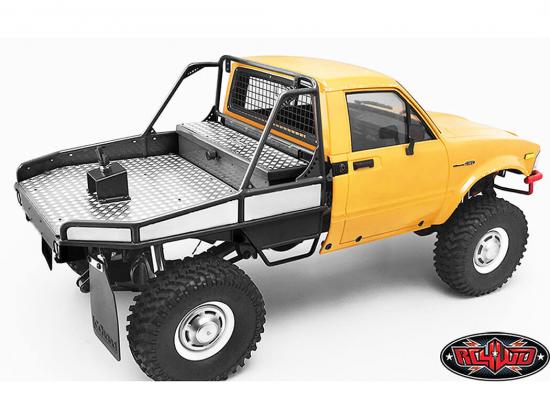 RC4WD Rear Tube Bed For Trail Finder 2 W/Mud Flaps (Black)1+