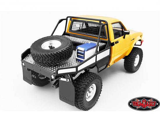 RC4WD Rear Tube Bed For Trail Finder 2 W/Mud Flaps (Black)1+