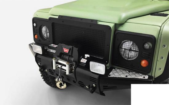 Kahn Style Front Grille for D90/D110 Bodies (Black) RC4WD
