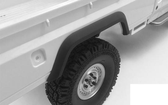 Rear Fender Flares for Land Cruiser LC70 Body RC4WD — image 4 of 6