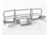 RC4WD Trifecta Front Bumper - Sliders + Side Bars For Land Cruiser Lc70 Body (Silver)