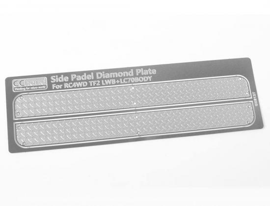 RC4WD Trifecta Front Bumper - Sliders + Side Bars For Land Cruiser Lc70 Body (Silver)