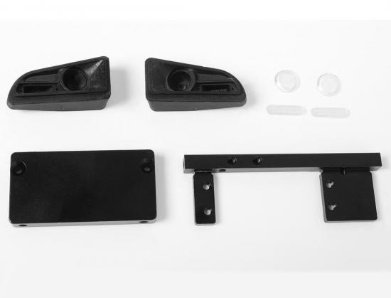 RC4WD Trifecta Front Bumper - Sliders + Side Bars For Land Cruiser Lc70 Body (Silver)