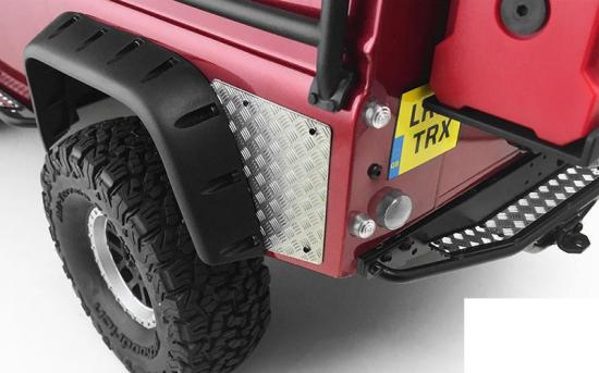 Diamond Plate Rear Fender Quarters for Traxxas TRX-4 RC4WD
