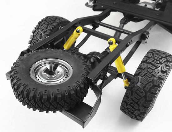 RC4WD Kober Rear Bed W/Tire Holder + Mud Flaps For RC4WD Tf2 Lwb Toyota Lc70 (Silver)