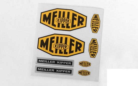 Meiller Kipper Decal Set for Mercedes-Benz Arocs 3348 6x4 Tipper Truck RC4WD