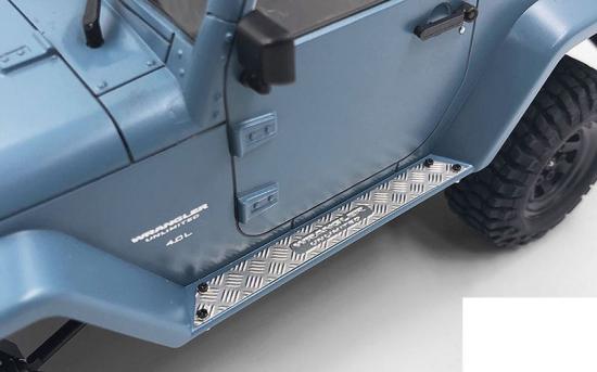 Metal Side Diamond Plates for 1:18 Gelande II Black Rock RC4WD — image 3 of 4