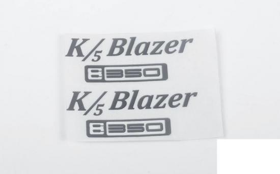 Metal Logo for Axial SCX10 II 1969 Chevrolet Blazer RC4WD