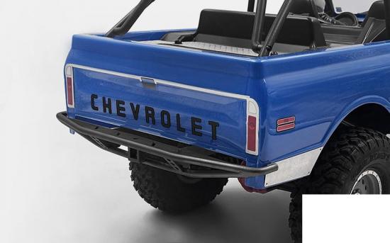 Rear Metal Logo for Axial SCX10 II 1969 Chevrolet Blazer (Black) RC4WD