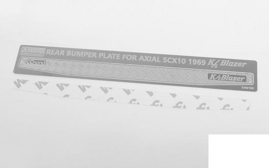 Rear Bumper Diamond Plates for Axial SCX10 II 1969 Chevrolet Blazer RC4WD