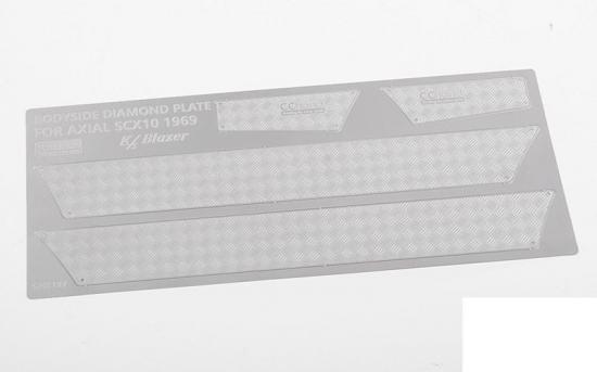 Side Diamond Plates for Axial SCX10 II 1969 Chevrolet Blazer RC4WD