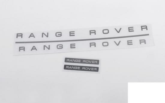 Metal Emblem Set for JS Scale 1:10 Range Rover Classic Body RC4WD &mdash; image 3 of 6