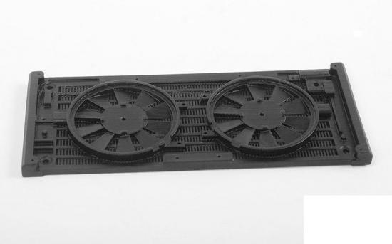Scale Radiator for Gelande II D90 D110 RC4WD metal Grill w/ fans RC RC4WD