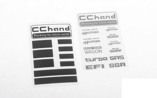 Metal Logo Decal Sheet for 1985 Toyota 4Runner Hard Body RC4WD