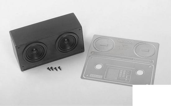 1:10 Subwoofer RC4WD 10th dual sud speaker box w/ grill details TOY RC4WD
