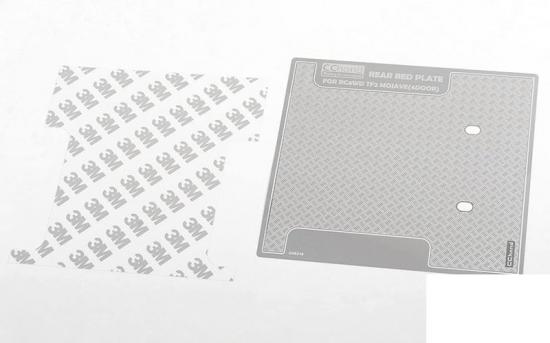 Diamond Plate Rear Bed for RC4WD Trail Finder 2 LWB RTR w/Mojave II Four Door Body Set RC4WD