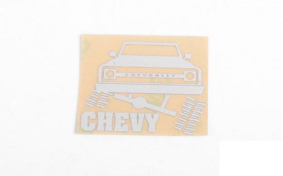 Chrome Chevy Decals RC4WD