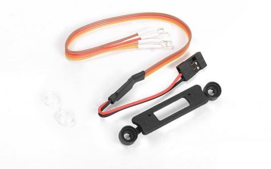 Micro Series Headlight Insert w/ LED Lighting System for Axial SCX24 1/24 Jeep Wrangler RTR RC4WD