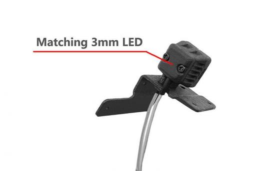 Pillar Lights for Axial 1:10 SCX10 III Jeep (Gladiator/Wrangler) RC4WD