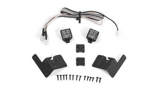 Pillar Lights w/ LED Light Kit for Axial 1:10 SCX10 III Jeep (Gladiator/Wrangler) RC4WD