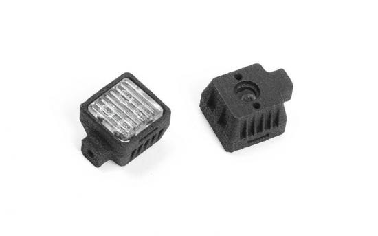 Pillar Lights w/ LED Light Kit for Axial 1:10 SCX10 III Jeep (Gladiator/Wrangler) RC4WD