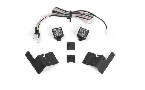Pillar Lights w/ LED Light Kit for Axial 1:10 SCX10 III Jeep (Gladiator/Wrangler) RC4WD