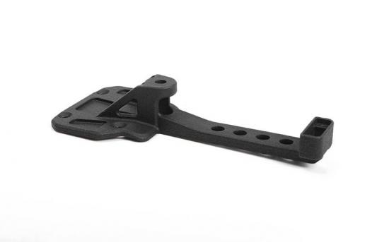 Spare Wheel and Tire Holder w/ Red High Rear Brake Light for Axial 1:10 SCX10 III Jeep JLU Wrangler RC4WD
