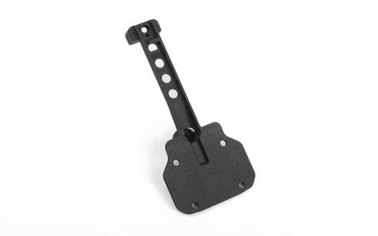 Spare Wheel and Tire Holder w/ Red High Rear Brake Light for Axial 1:10 SCX10 III Jeep JLU Wrangler RC4WD