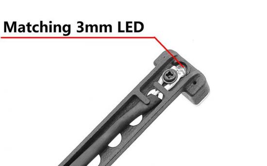 Spare Wheel and Tire Holder w/ Clear High Rear Brake Light for Axial 1:10 SCX10 III Jeep JLU Wrangler RC4WD